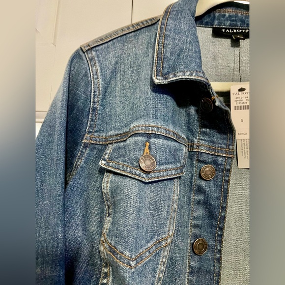 Talbots Women’s Denim Jean Jacket Size Small NWT - Picture 9 of 9